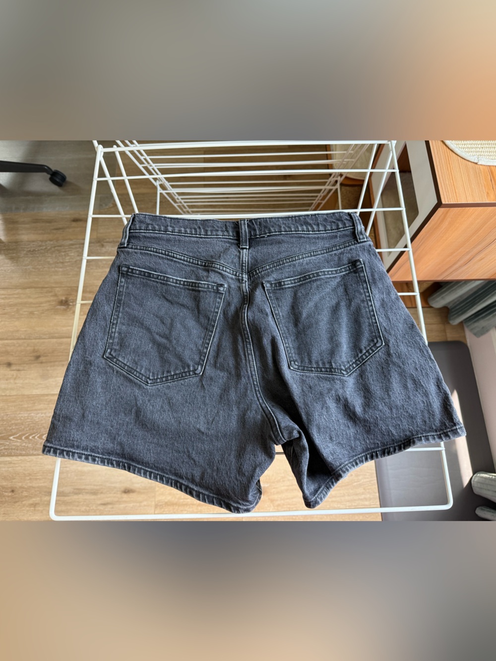 Abercrombie Curve Love High Rise Dad Shorts 30 READ - Picture 2 of 10